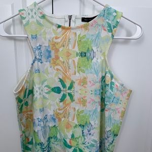 Mango - Patterned sleeveless blouse